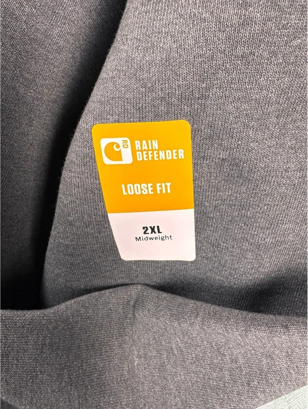 Carhartt Rain Defender 1889 hoodie men’s 2XL NWT Gray